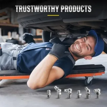 KUBQLIG 110Pcs Grease Fittings Kit for Easy Repairs