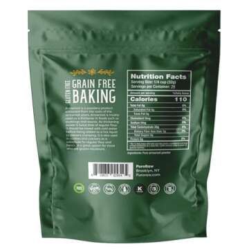 Arrowroot Starch Powder, 2lb Gluten Free, Pure Arrow Root, Paleo, Non-GMO, Batch Tested, Product of Thailand, 2 Pounds, By PuroRaw