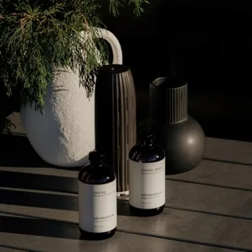 AromaTech Santal Aroma Essential Oil Blend: Luxury Hotel Inspired Aromatherapy with Amber, Vanilla, Cedar & Sandalwood for Ultrasonic Diffusers & Nebulizers - 0.3 fl oz, 10 mL