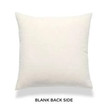 Hofdeco Decorative Throw Pillow Cover ONLY Heavy Weight Pure Cotton Mud Cloth Inspired Black Case White Mountain Stripes 18"x18"