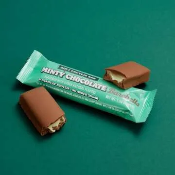 Minty Chocolate Protein Bars - 16g Protein & Low Sugar