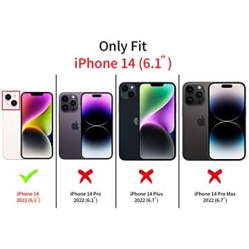 Fycyko Compatible with iPhone 14 Case Glitter Luxury Cute Flexible Bling Cover Camera Protection Shockproof Phone Case for Women Girl Men Design for iPhone 14 6.1'' Gold