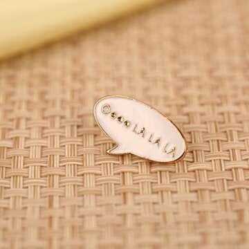 MeliMe Cute Cartoon Brooch Pins Enamel Brooches Lapel Pins Badge for Women Clothes Backpack Bag Deco...