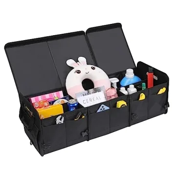 AOKJOY Car Trunk Organizer - Collapsible Multi Compartment Solution