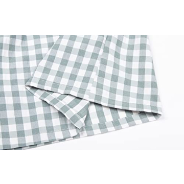 Mud Kingdom Toddler Girls Cute Plaid Pajamas Dress