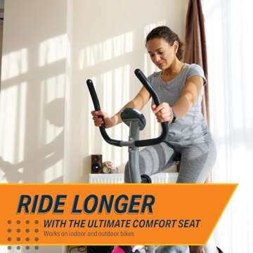 Bikeroo Wide Cruiser Saddle for All Styles of Cycling