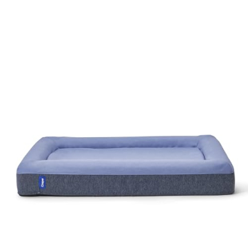 Casper Dog Bed, Plush Memory Foam, Small, Blue