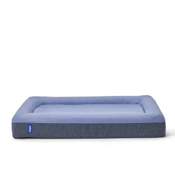 Casper Dog Bed, Plush Memory Foam, Small, Blue