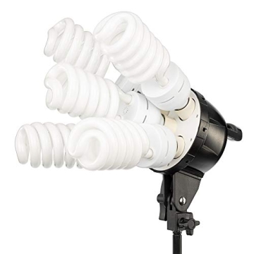 Fovitec 3-Light Fluorescent Studio Kit for Photography & Vlogging