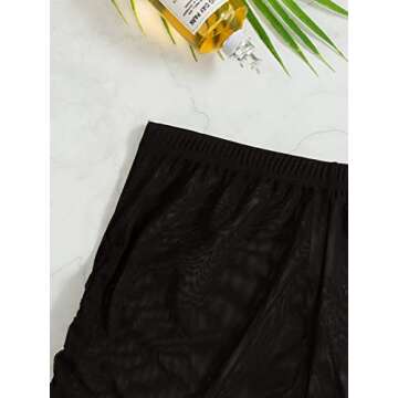 Stylish Falainetee Women's Summer Beach Cover Up Shorts