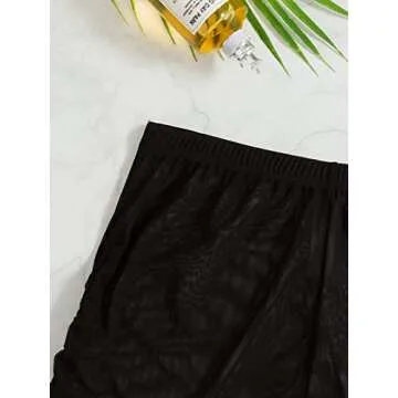 Stylish Falainetee Women's Summer Beach Cover Up Shorts