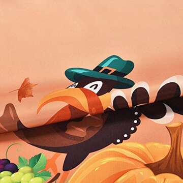 Claswcalor Thanksgiving Waterproof Adjustable Cooking Apron