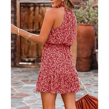 Stylish Floral Summer Dress for Women Boho Fashion