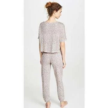 Honeydew Intimates Sun Lover PJ Set - Tan Leopard Print