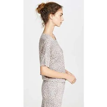 Honeydew Intimates Sun Lover PJ Set - Tan Leopard Print