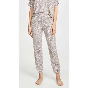 Honeydew Intimates Sun Lover PJ Set - Tan Leopard Print