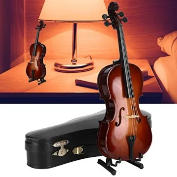 Mini Cello Model Ornament: Elegant Musical Decor for All
