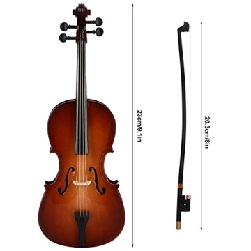 Mini Cello Model Ornament: Elegant Musical Decor for All