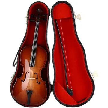 Mini Cello Model Ornament: Elegant Musical Decor for All