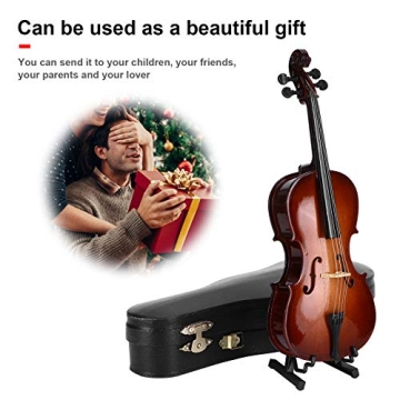 Mini Cello Model Ornament: Elegant Musical Decor for All