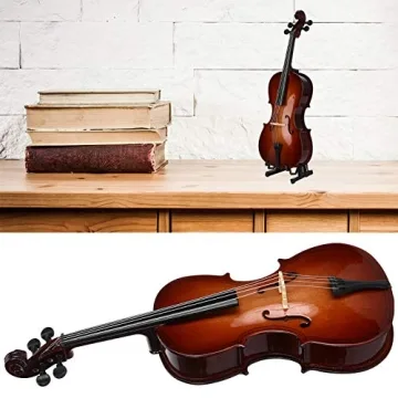 Mini Cello Model Ornament: Elegant Musical Decor for All