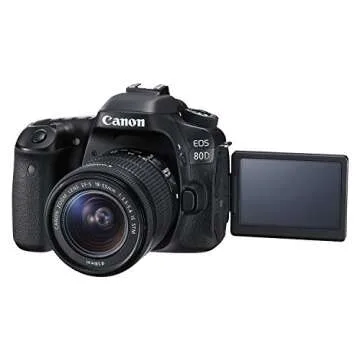 Canon EOS 80D Digital SLR Kit with EF-S 18-55mm f/3.5-5.6 Image Stabilization STM Lens - Black (Renewed)