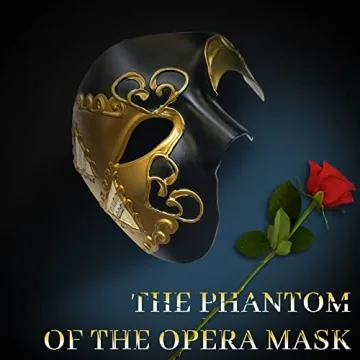 IncreDecor Phantom of The Opera Half Face Masquerade Mask