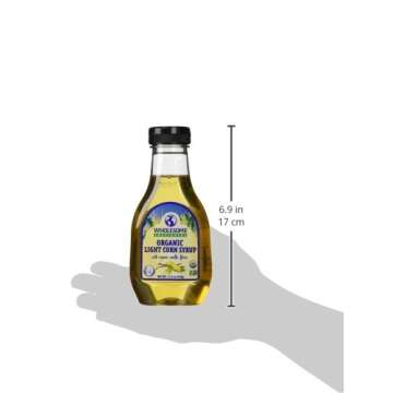 Organic Light Corn Syrup 11.2 Ounce - Wholesome Sweeteners