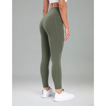 High Waisted Yoga Pants with Pockets from Colorfulkoala
