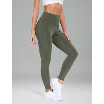 High Waisted Yoga Pants with Pockets from Colorfulkoala