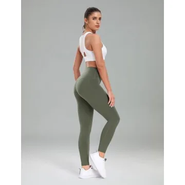 High Waisted Yoga Pants with Pockets from Colorfulkoala