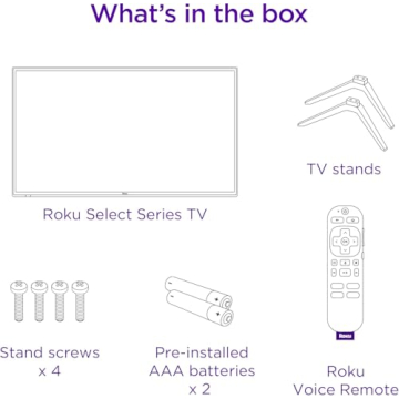 Roku 40-Inch Smart TV with Voice Remote & HD