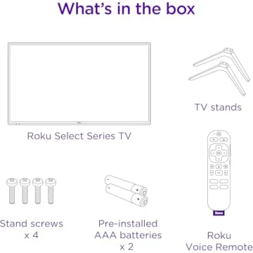 Roku 40-Inch Smart TV with Voice Remote & HD