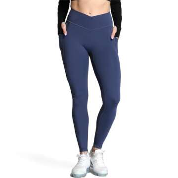 Aoxjox Trinity High Waisted Yoga Pants with Pockets
