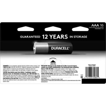 Duracell Coppertop AAA Batteries with Power Boost Ingredients, 16 Count Pack Triple A Battery with L...
