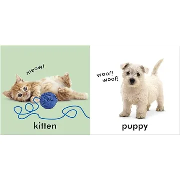 Baby Touch and Feel: Animals Board Book for Toddlers