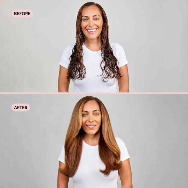 L'ANGE HAIR Soleil Professional Hair Dryer | 3 Heat Settings & 2 Airflow Settings | Cool Shot Locks-in Style | Professional Length Cord | Best Lightweight Hair for Smooth Blowouts (Blush)