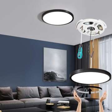 TALOYA LED Ceiling Light with 5 Color Temperatures