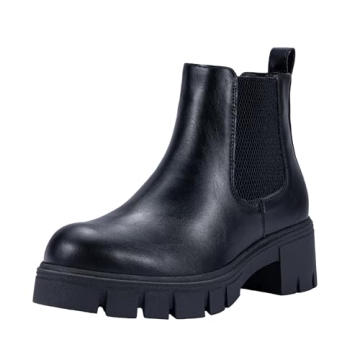 Vepose Women's 936 Chelsea Ankle Boots - Premium Leather Slip-On Comfort with Support