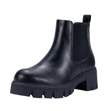 Vepose Women's 936 Chelsea Ankle Boots - Premium Leather Slip-On Comfort with Support