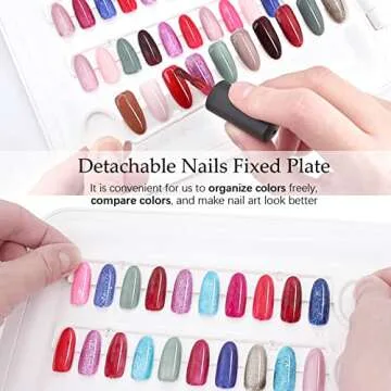Nail Color Display Book - C10 Plastic Sample Swatch Book