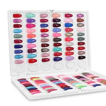 Nail Color Display Book - C10 Plastic Sample Swatch Book