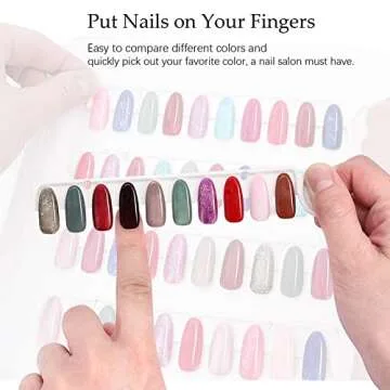 Nail Color Display Book - C10 Plastic Sample Swatch Book