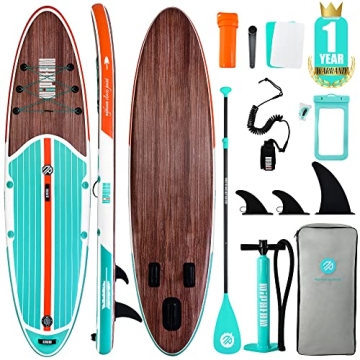 Niphean Inflatable Stand Up Paddle Board with Accessories for All Skills