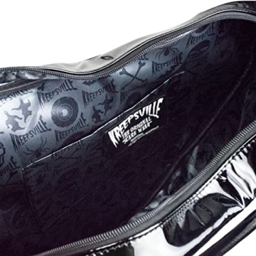 Gothic Spiderweb Sparkle Heart Handbag for Halloween