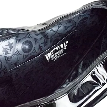 Gothic Spiderweb Sparkle Heart Handbag for Halloween