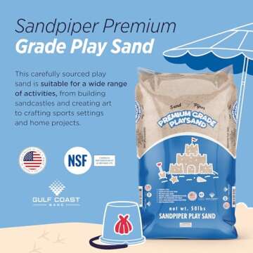 Sandpiper Multiuse Play Sand for Kids ages 3 and up