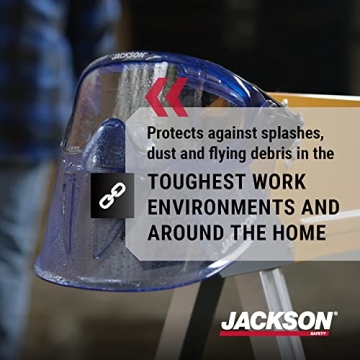 Jackson Safety GPL500 Goggles with Blue Face Shield