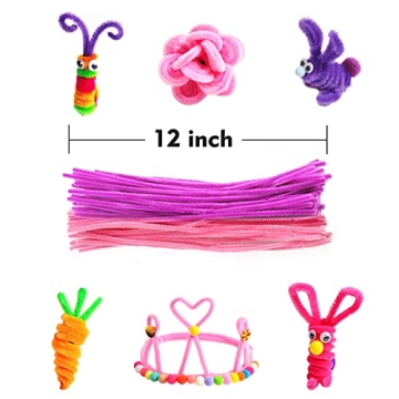 360 PCS Multi-Color Pipe Cleaners for Creative Crafts