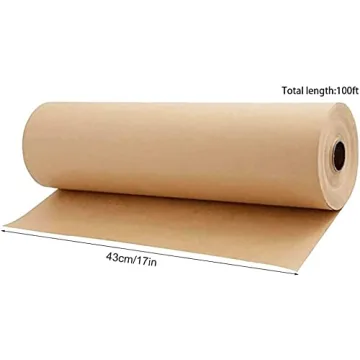 WJAJOY Kraft Paper Roll for Crafts & Gift Wrapping